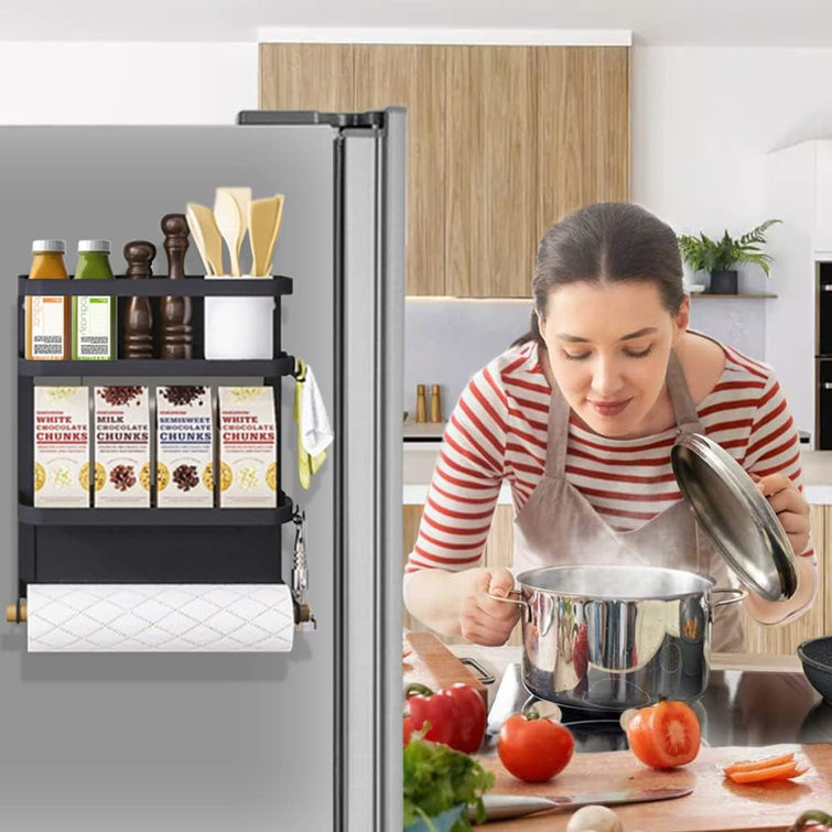 Magnetic spice rack online for fridge